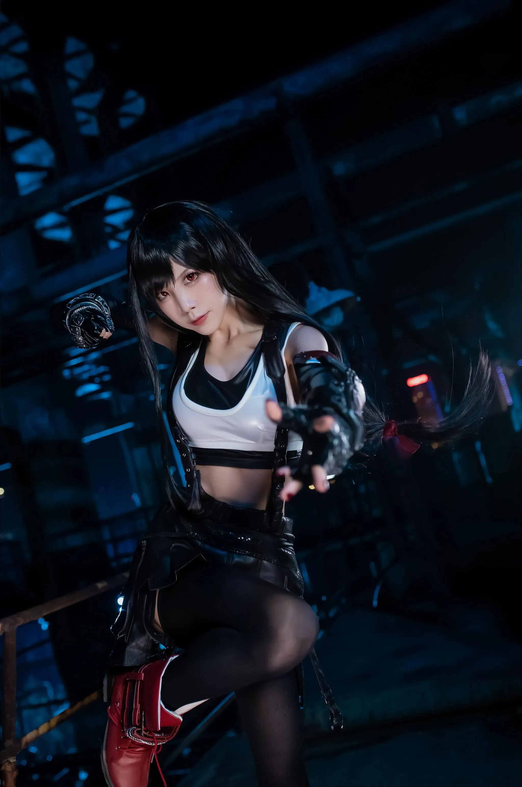 水淼Aqua – NO.57 蒂法原皮 [20P]插图6